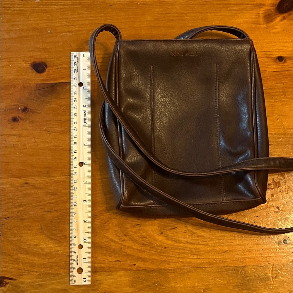Nine West Dark Brown Crossbody Bag